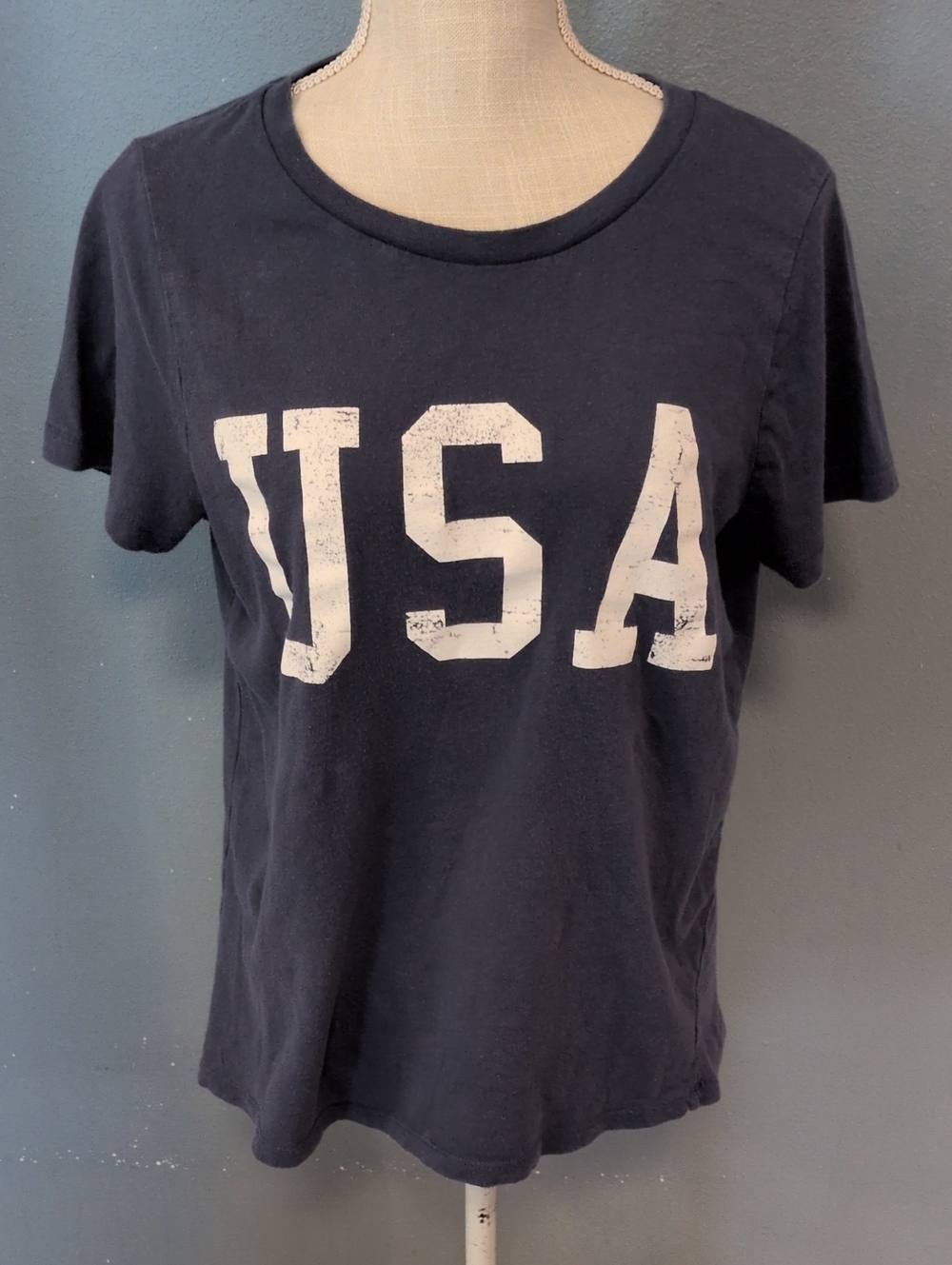 Grayson Threads Hello Gorgeous USA 100% Cotton Flowy Tee Shirt Patriotic